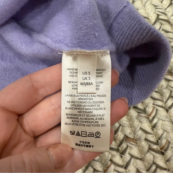 Free People Purple Pure Cashmere Ottoman Tunic - Picture 10 of 14